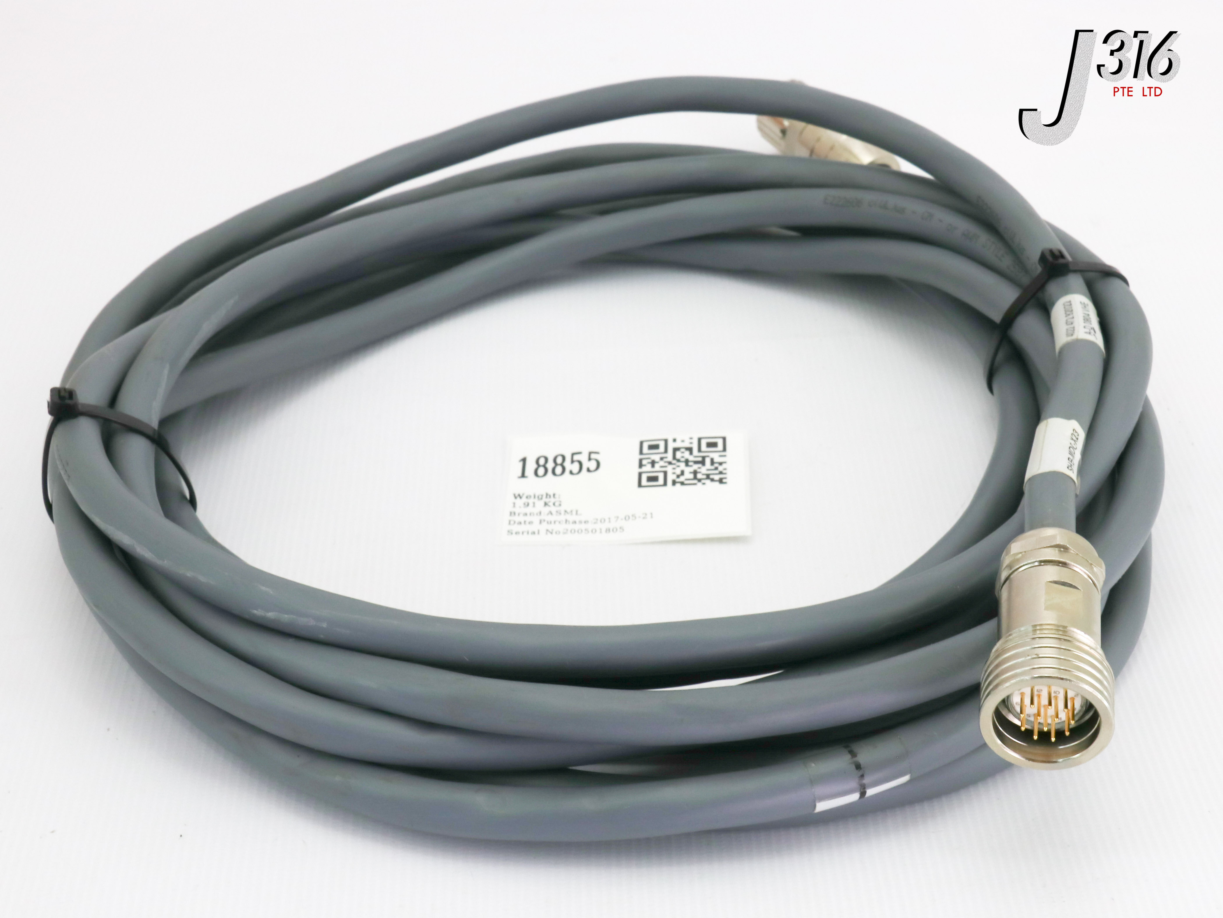 コンピューター 18855 ASML CABLE ASSY, SHB-MDC-X23, ICP MCWC-X103, 6.5M 4022.472